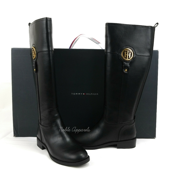 Tommy Hilfiger Knee High Riding Boots - Picture 3 of 8